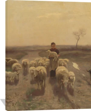 A Shepherdess and Her Flock