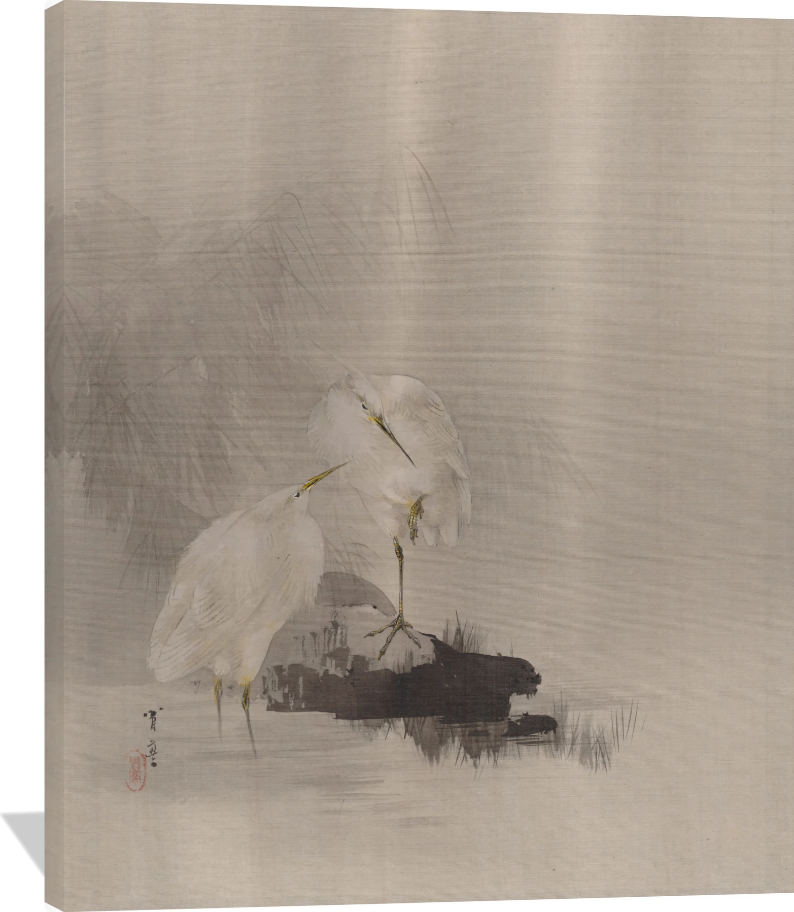 Egrets at the Water's Edge