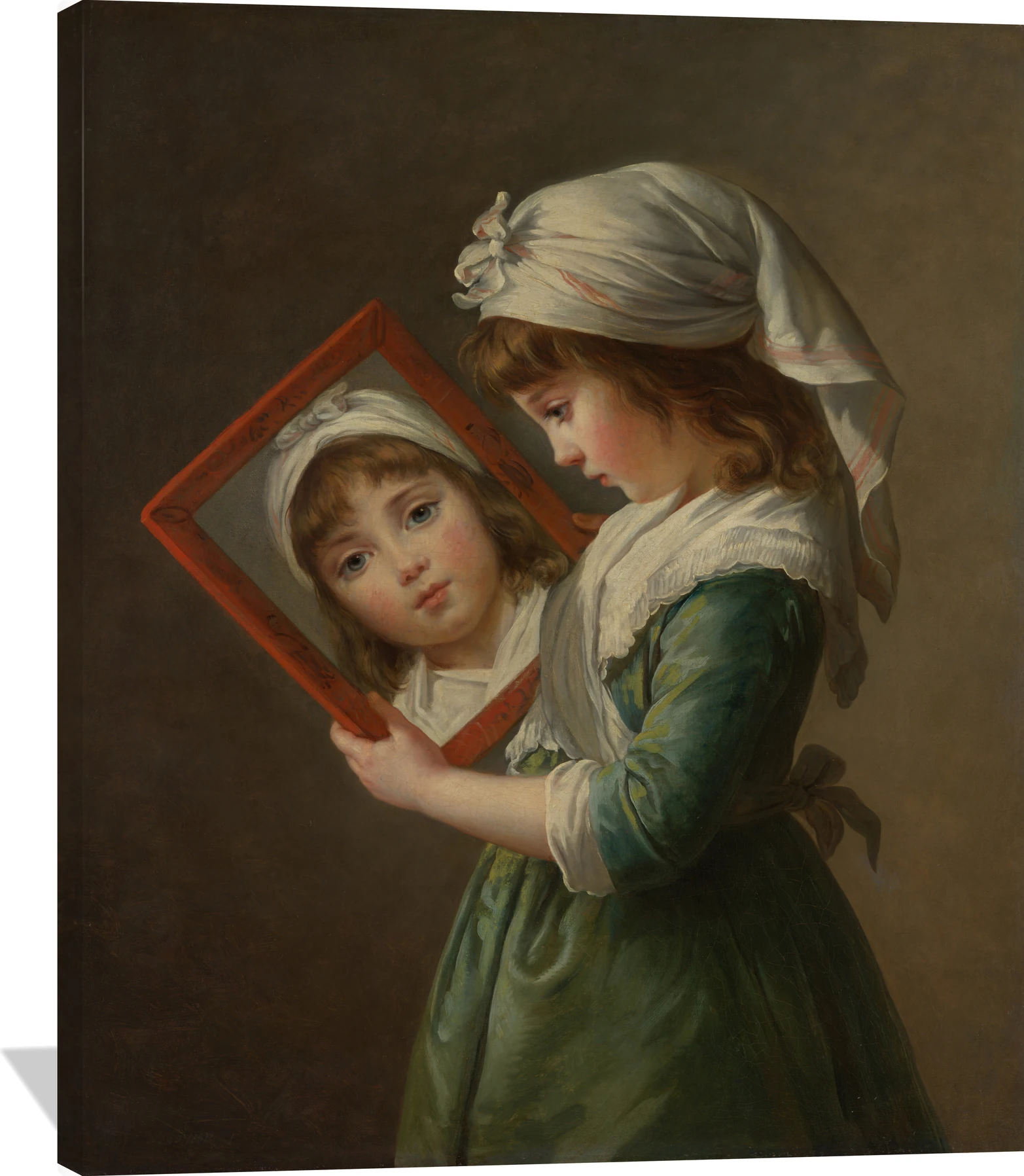 Julie Le Brun (1780–1819) Looking in a Mirror