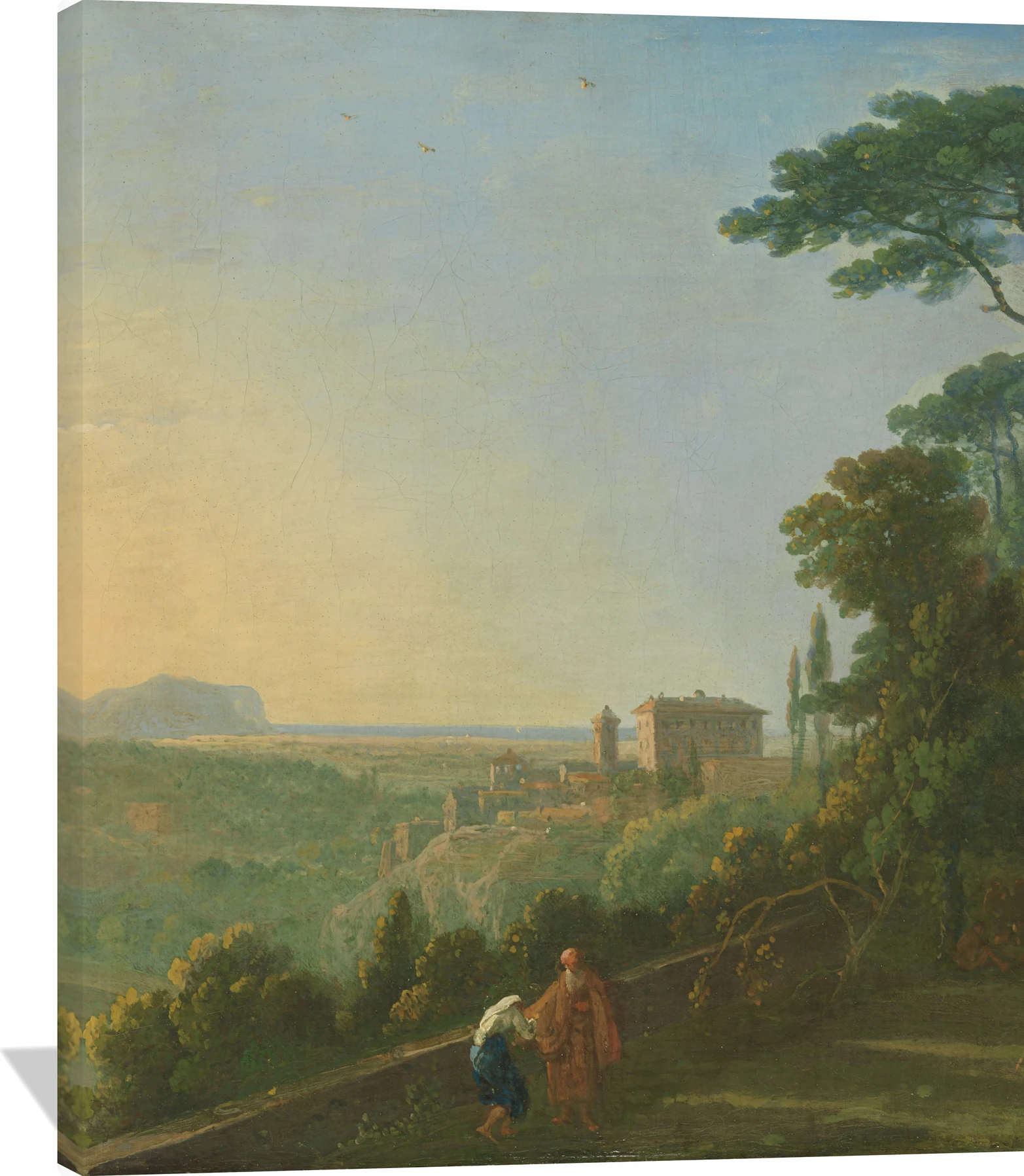 Lake Nemi and Genzano from the Terrace of the Capuchin Monastery