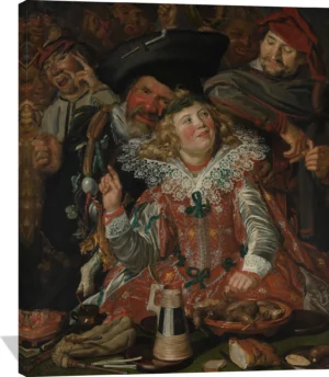 Merrymakers at Shrovetide