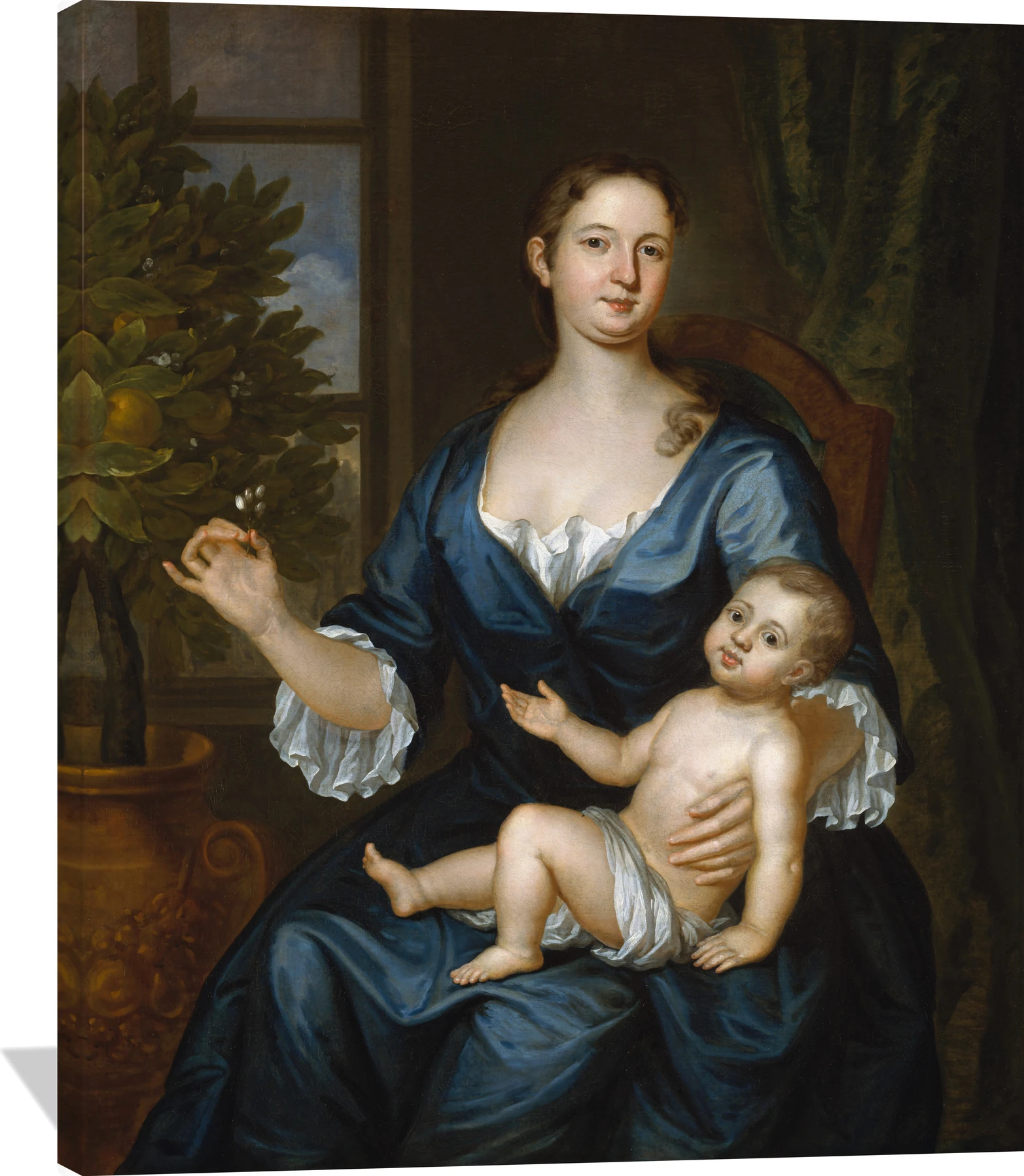 Mrs. Francis Brinley and Her Son Francis