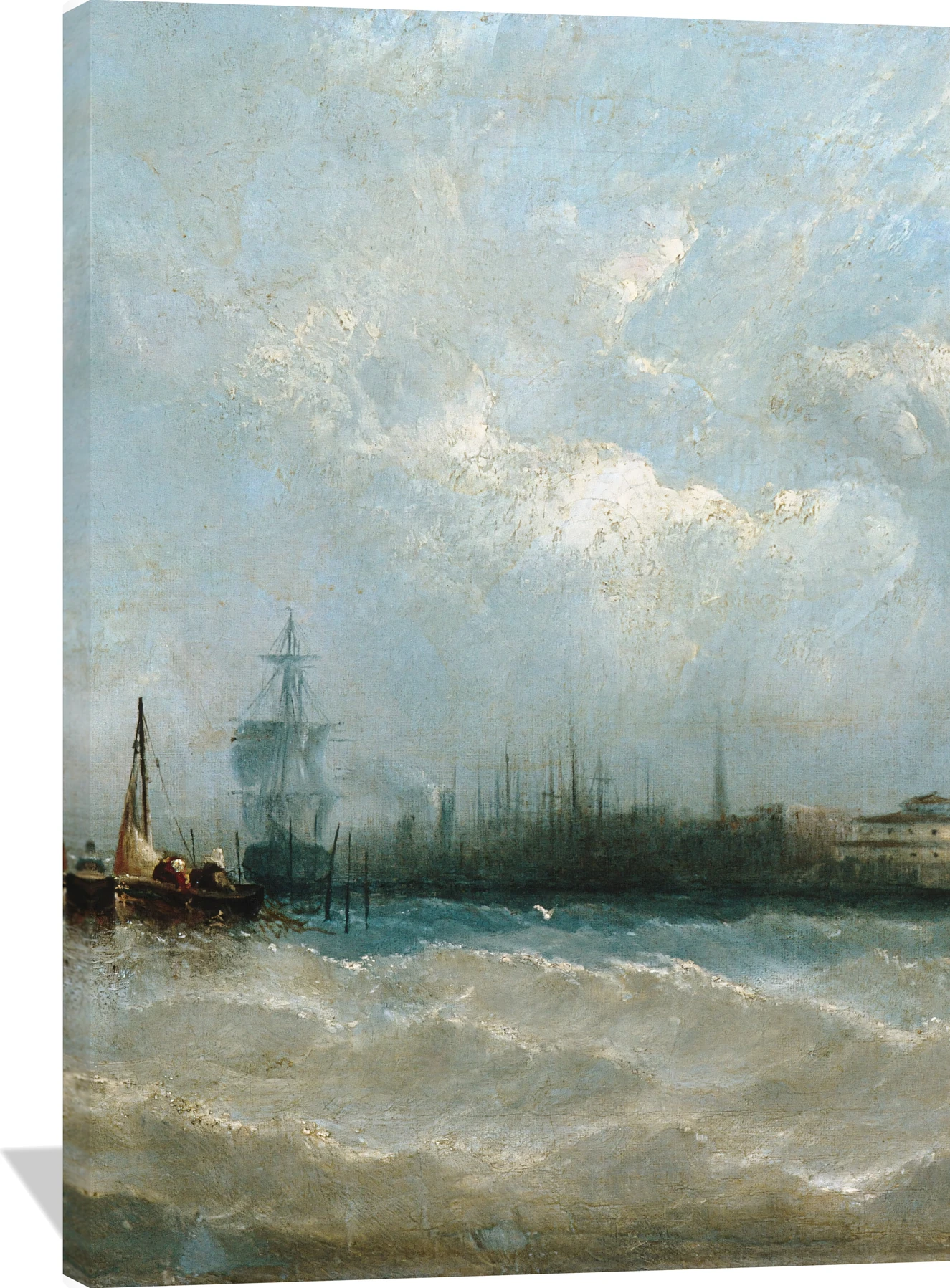 New York from the Harbor Showing the Battery and Castle Garden