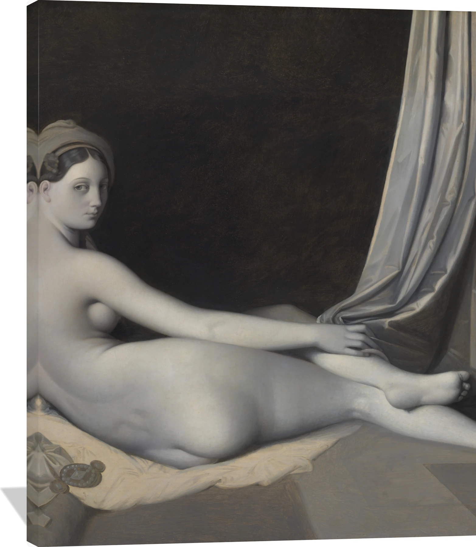 Odalisque in Grisaille