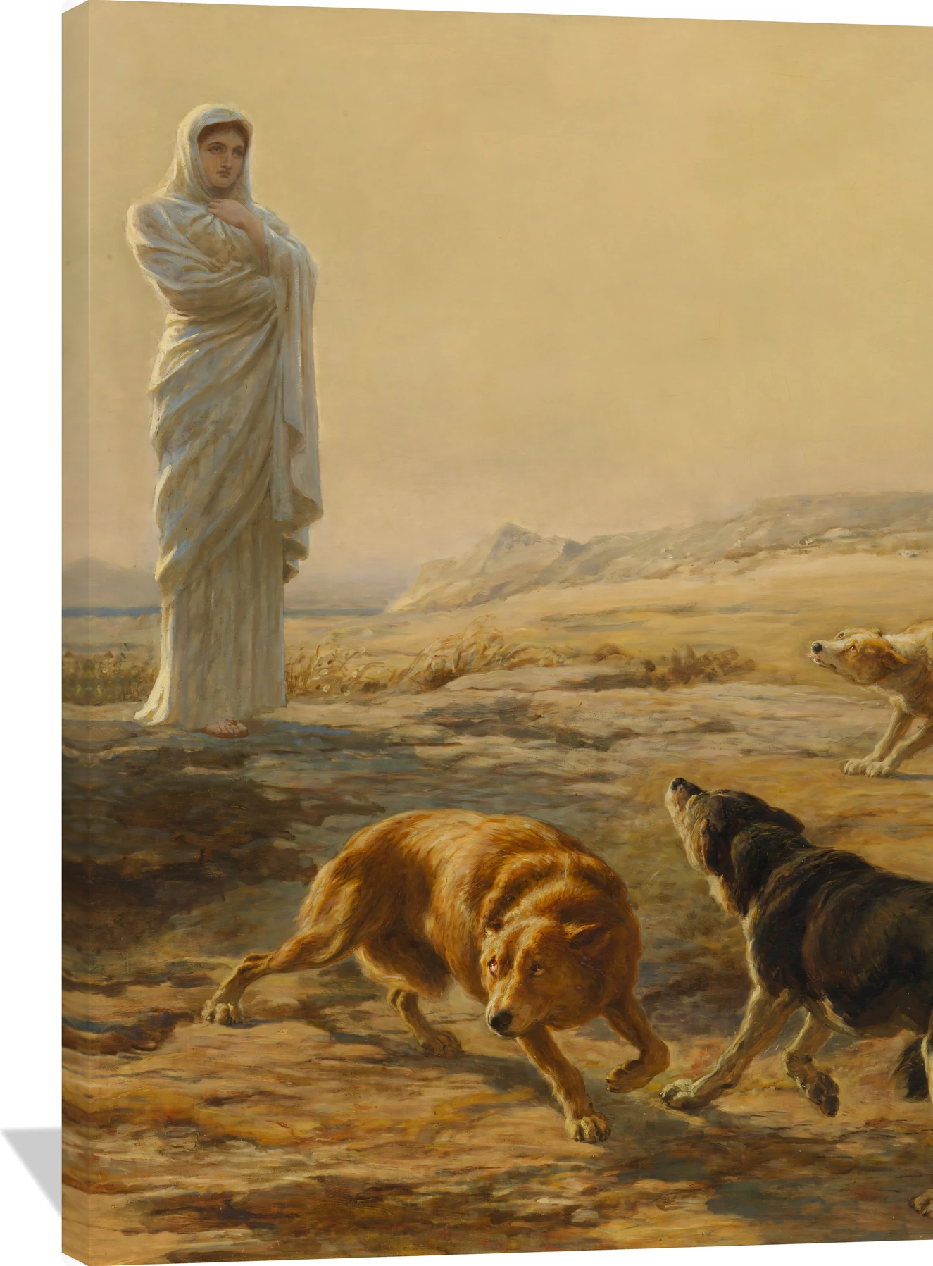 Pallas Athena and the Herdsman's Dogs