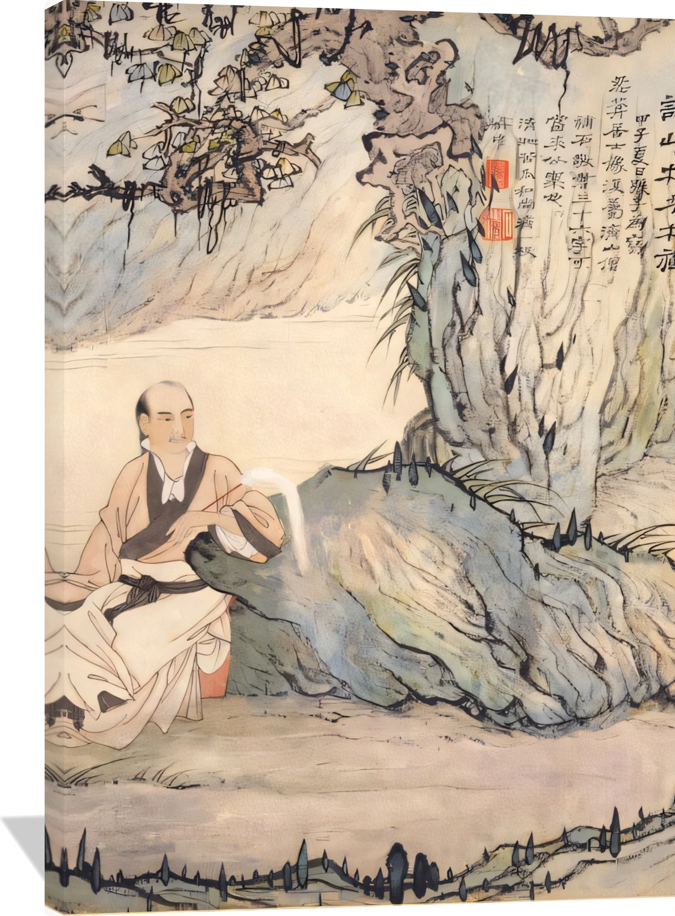 Portrait of Ren'an in a Landscape
