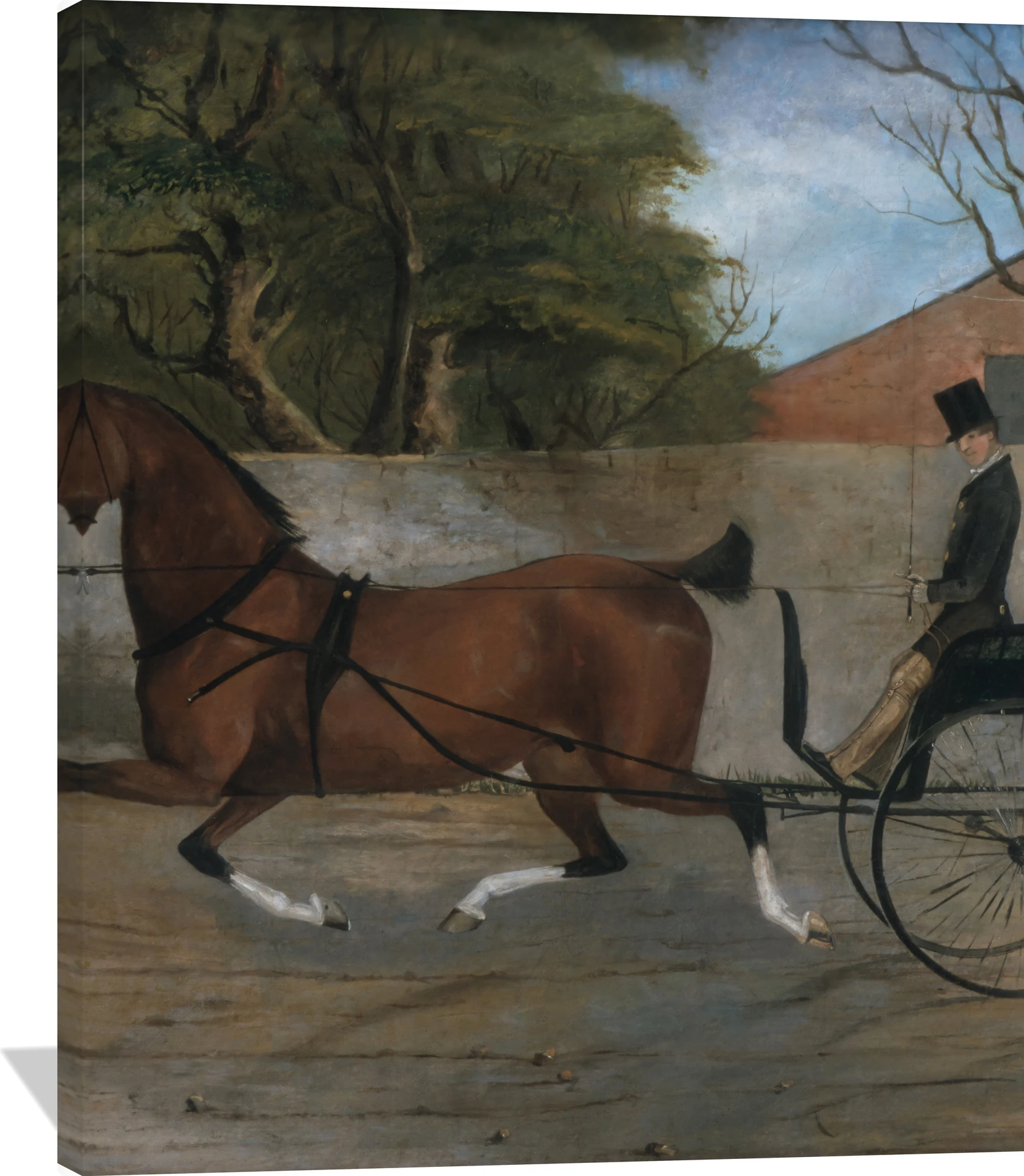 Portrait of a Gentleman in a Carriage