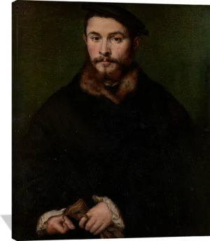 Portrait of a Man with Gloves