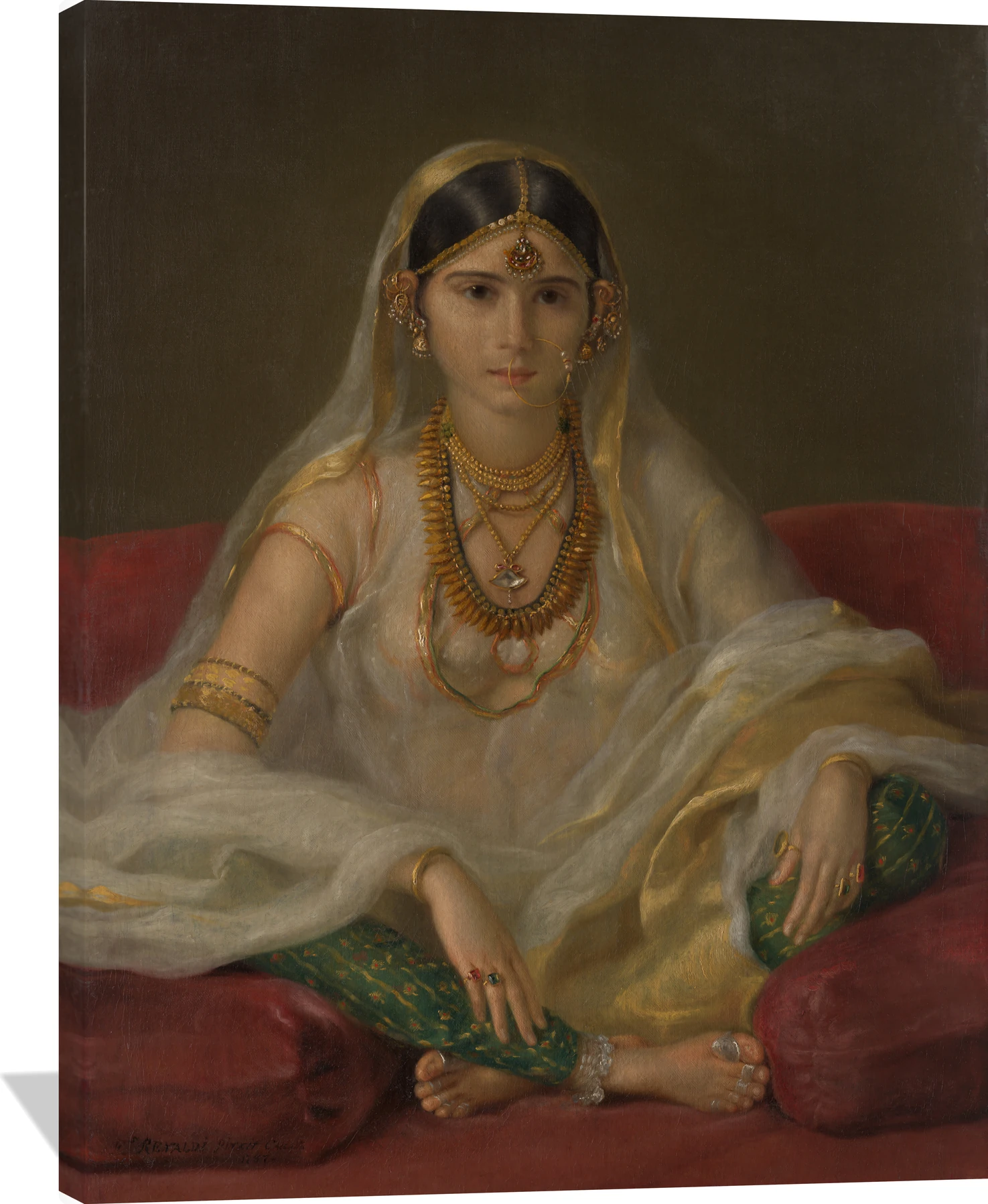 Portrait of a Mughal Woman
