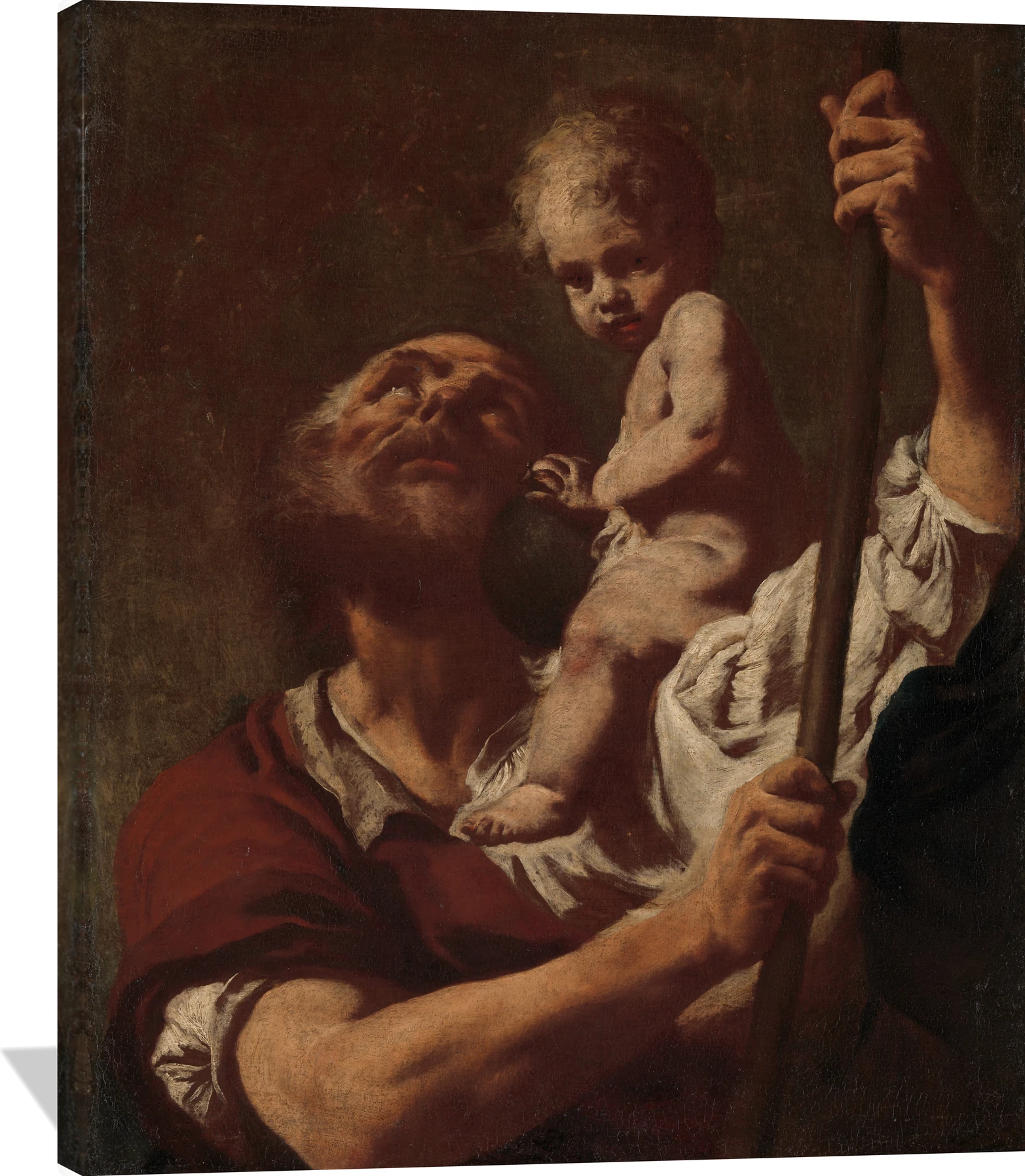 Saint Christopher Carrying the Infant Christ
