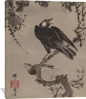 Starlings on a Branch