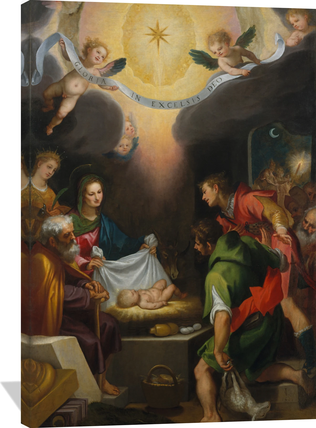 The Adoration of the Shepherds with Saint Catherine of Alexandria