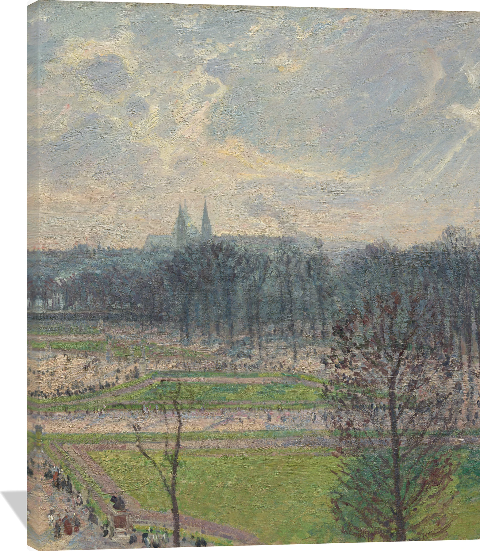 The Garden of the Tuileries on a Winter Afternoon