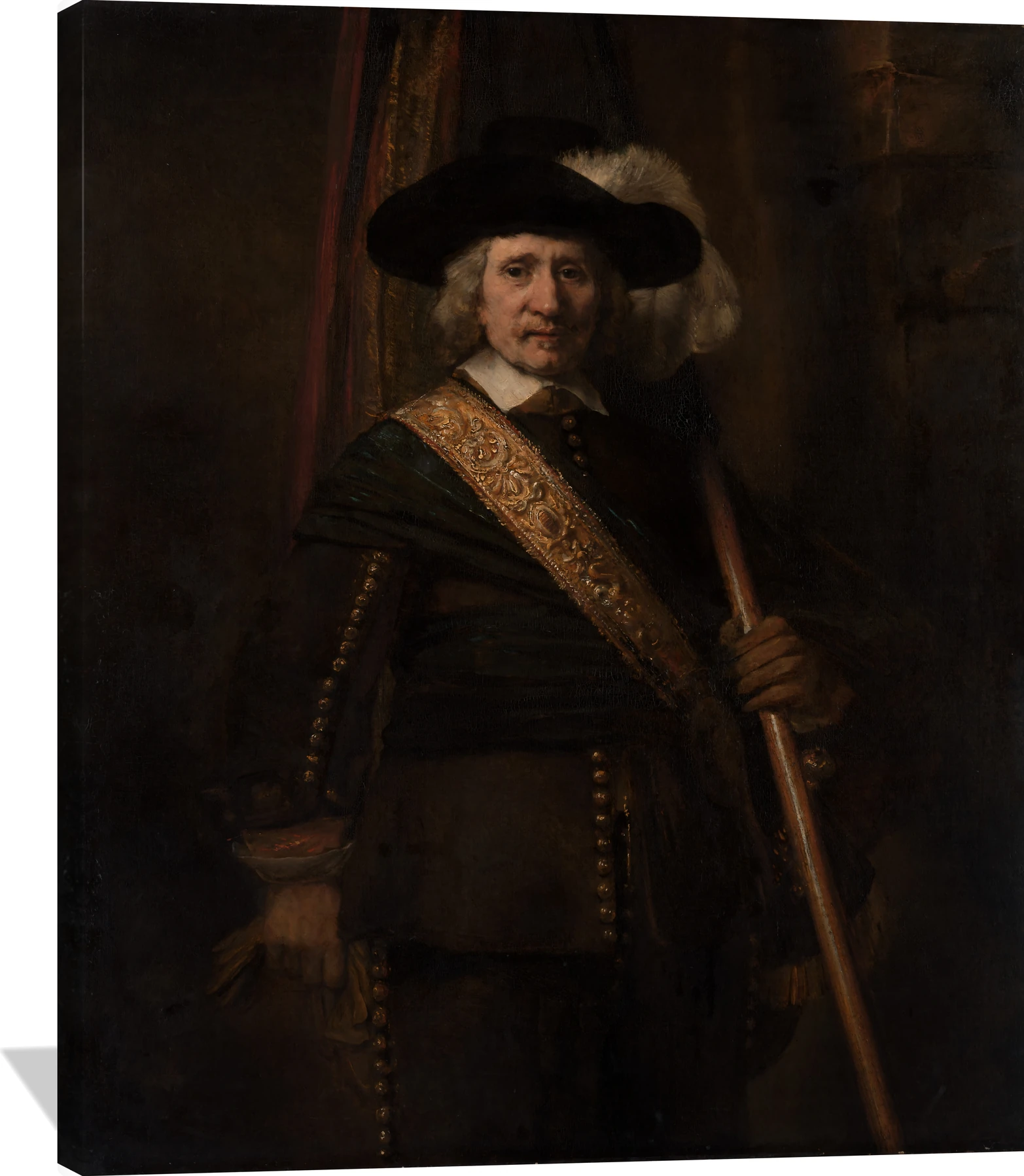 The Standard Bearer (probably Floris Soop, 1604–1657)