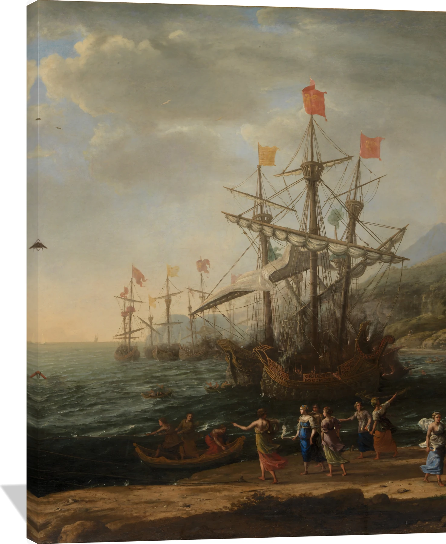 The Trojan Women Setting Fire to Their Fleet