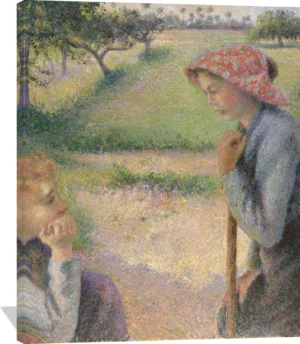 Two Young Peasant Women