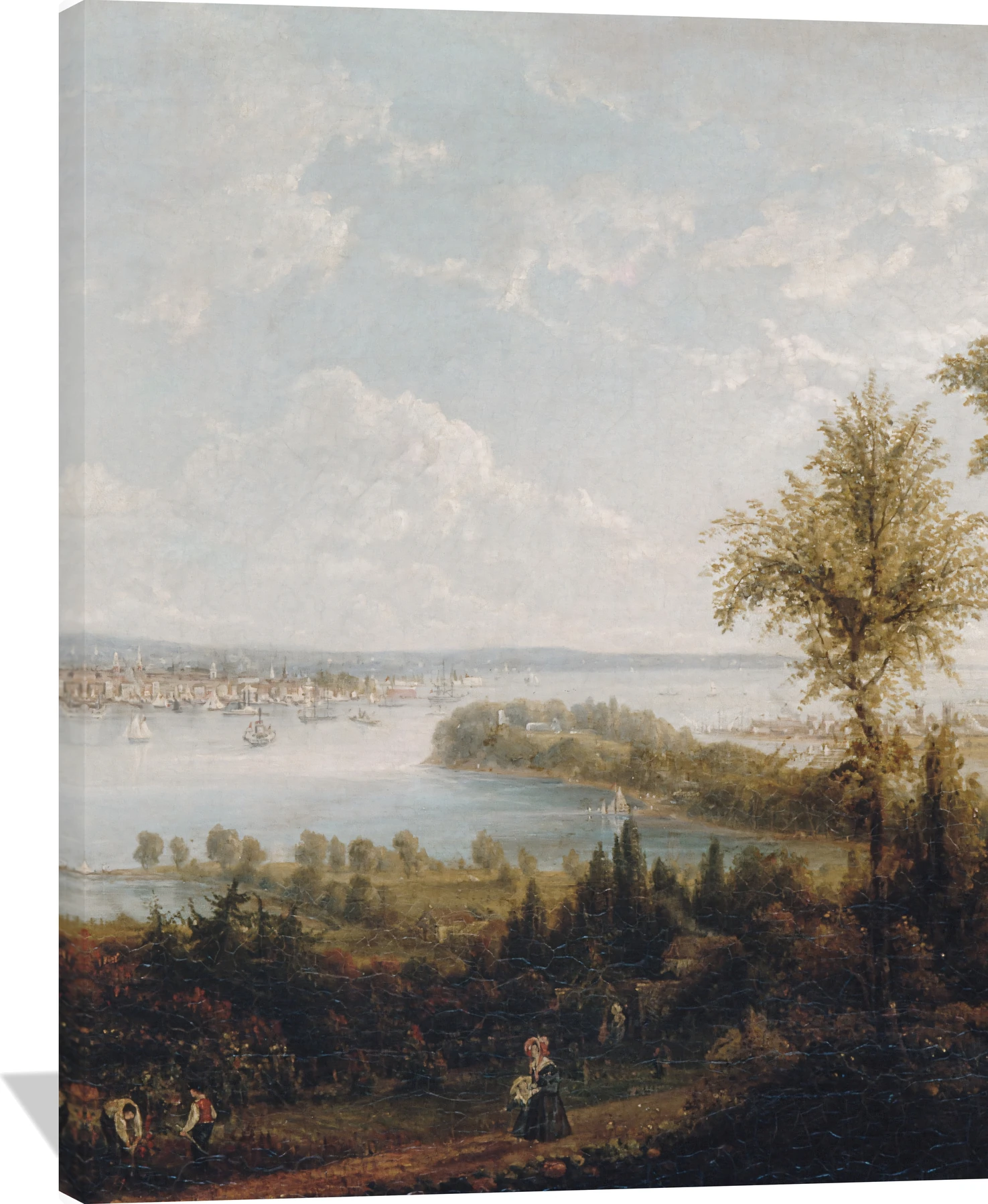 View of the Bay and City of New York from Weehawken