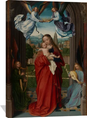 Virgin and Child with Four Angels