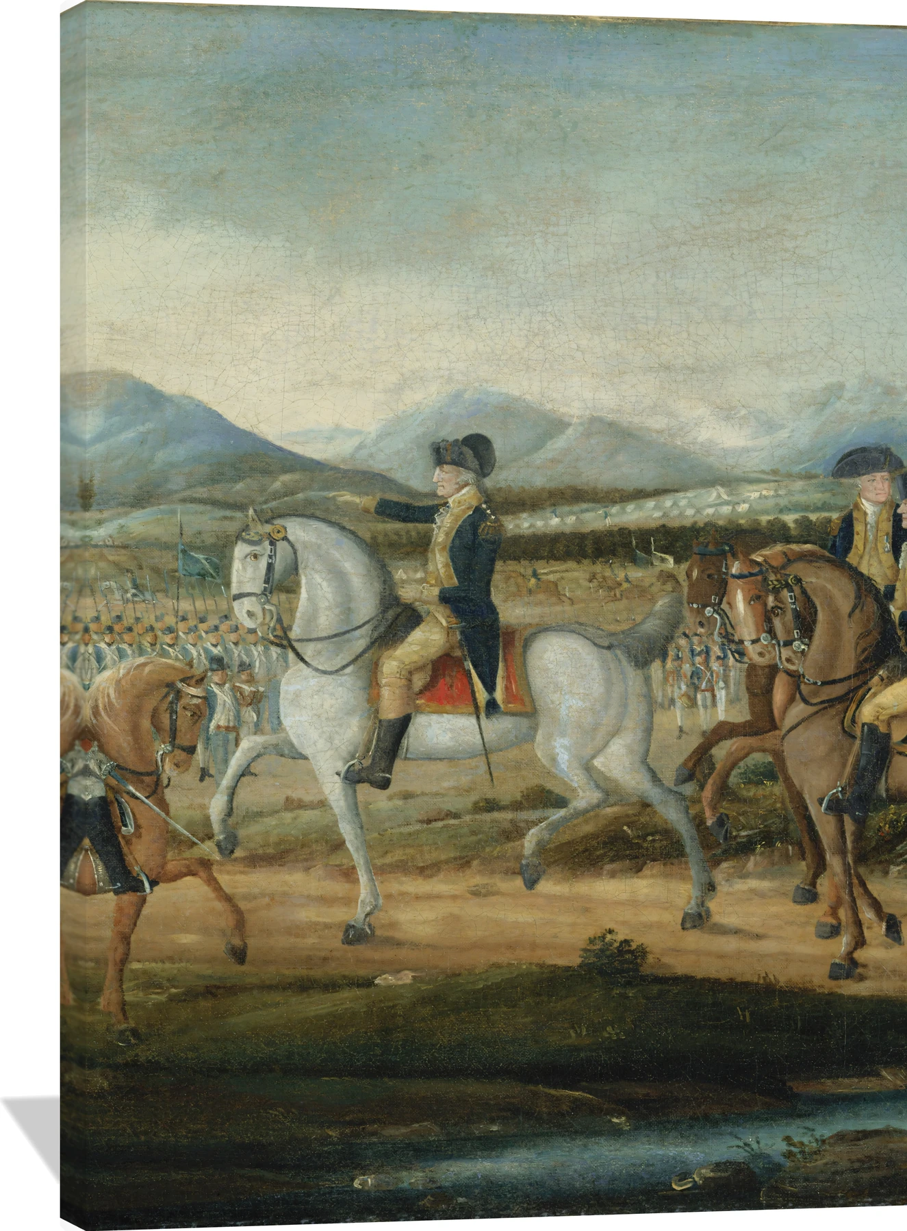 Washington Reviewing the Western Army at Fort Cumberland, Maryland