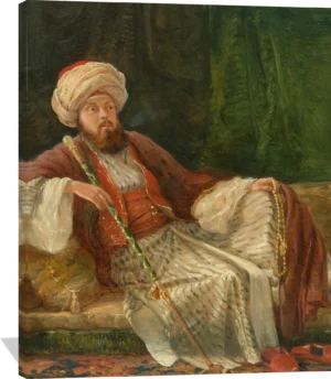 Western Gentleman in Oriental Costume