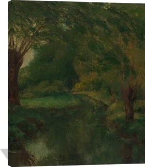 A Brook in a Clearing (possibly "Brook, Valley of Fontcouverte; Study")