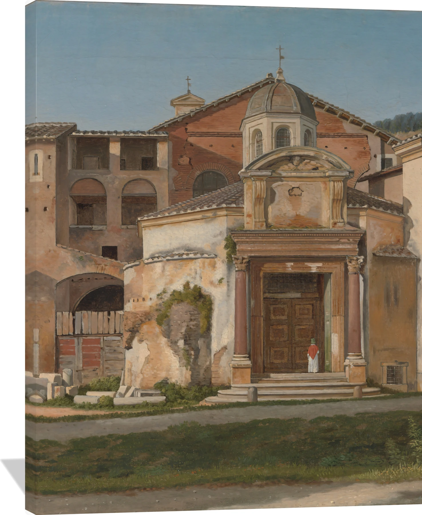 A Section of the Via Sacra, Rome (The Church of Saints Cosmas and Damian)