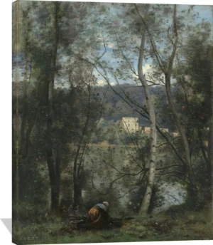 A Woman Gathering Faggots at Ville-d'Avray