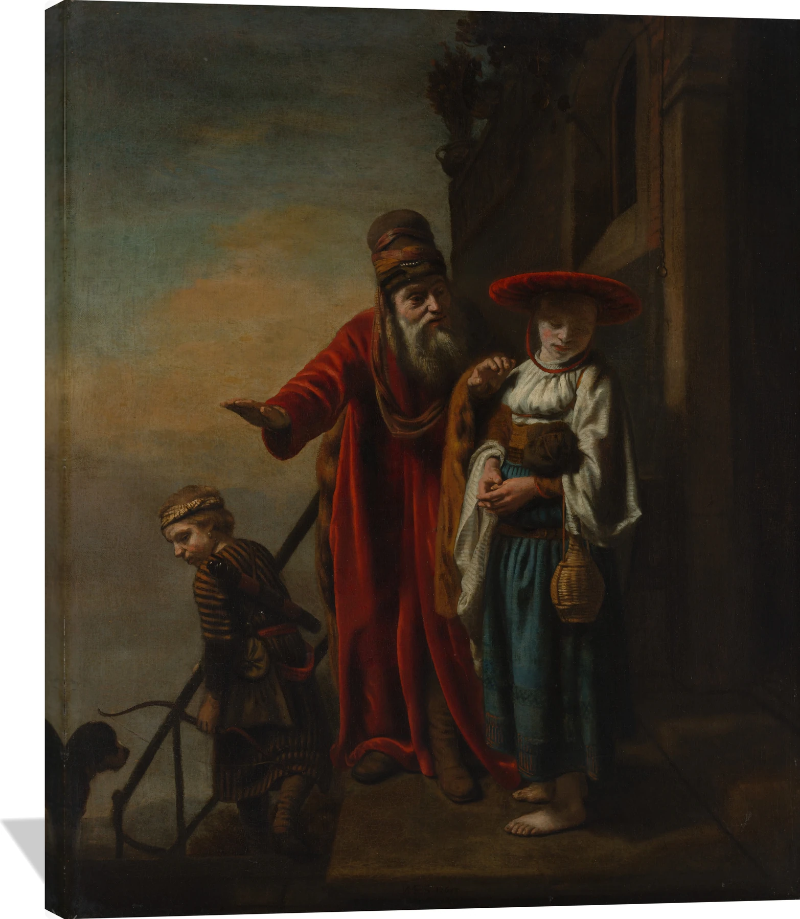 Abraham Dismissing Hagar and Ishmael