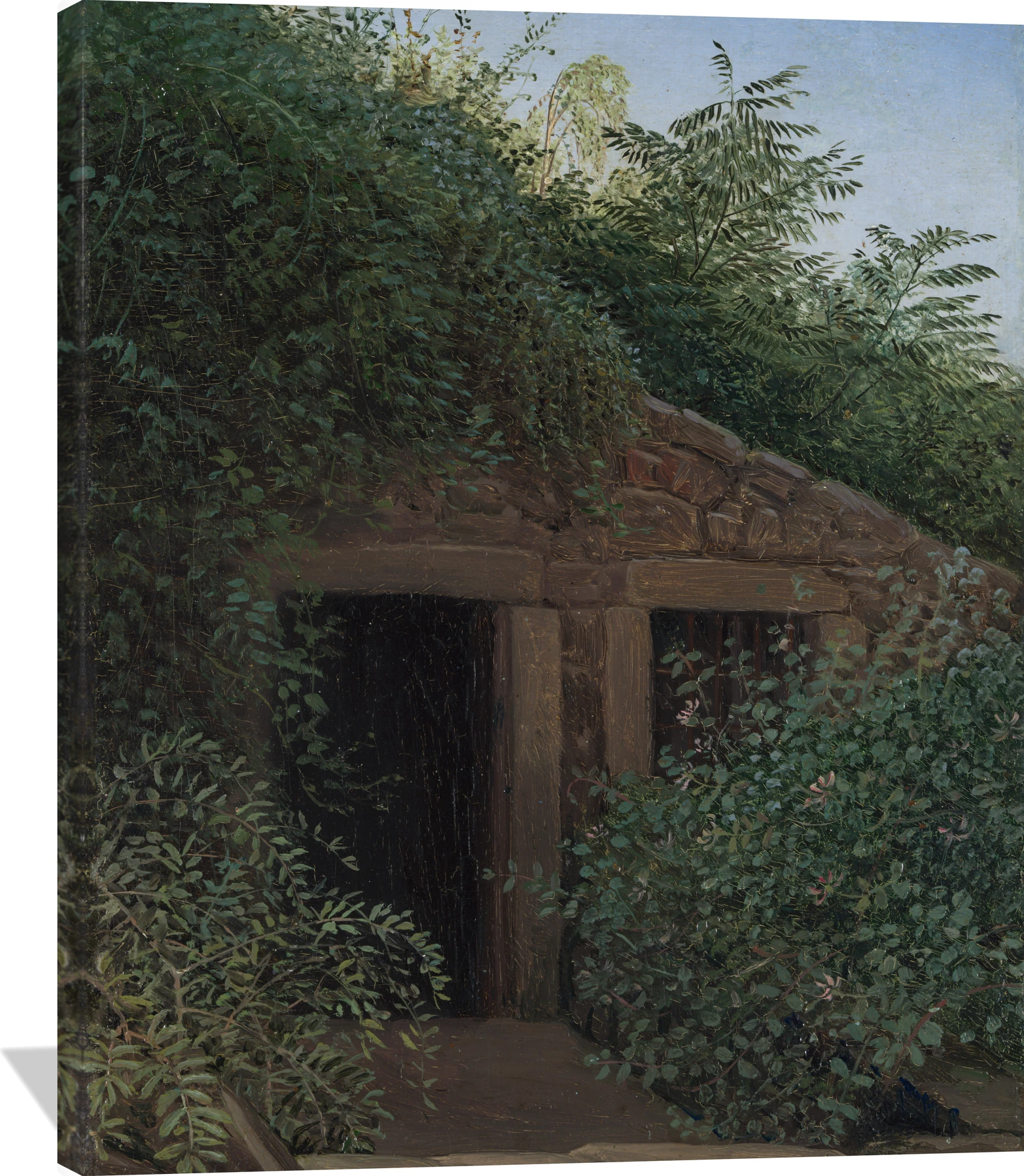 An Overgrown Mineshaft