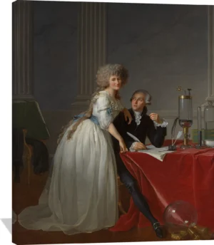Antoine Laurent Lavoisier (1743–1794) and Marie Anne Lavoisier (Marie Anne Pierrette Paulze, 1758–1836)