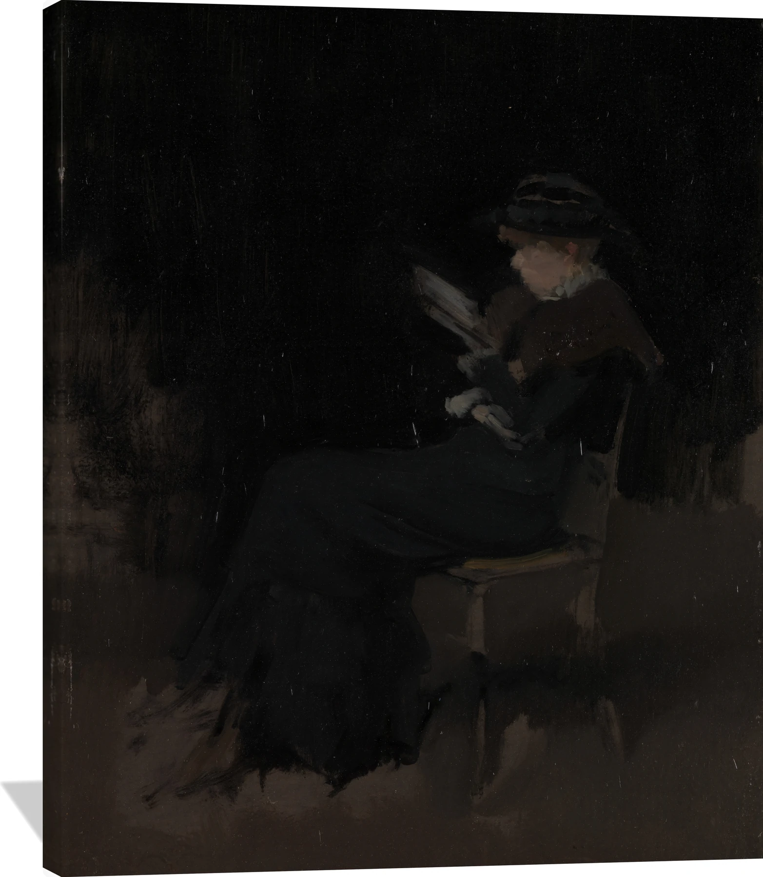 Arrangement in Black: Girl Reading