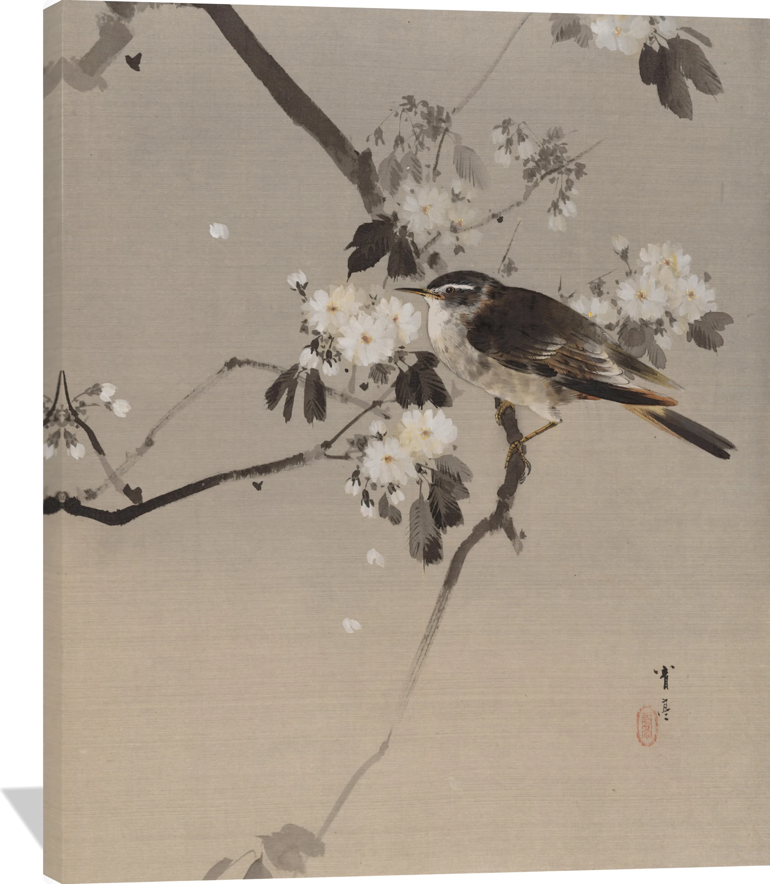 Birds on a Flowering Branch