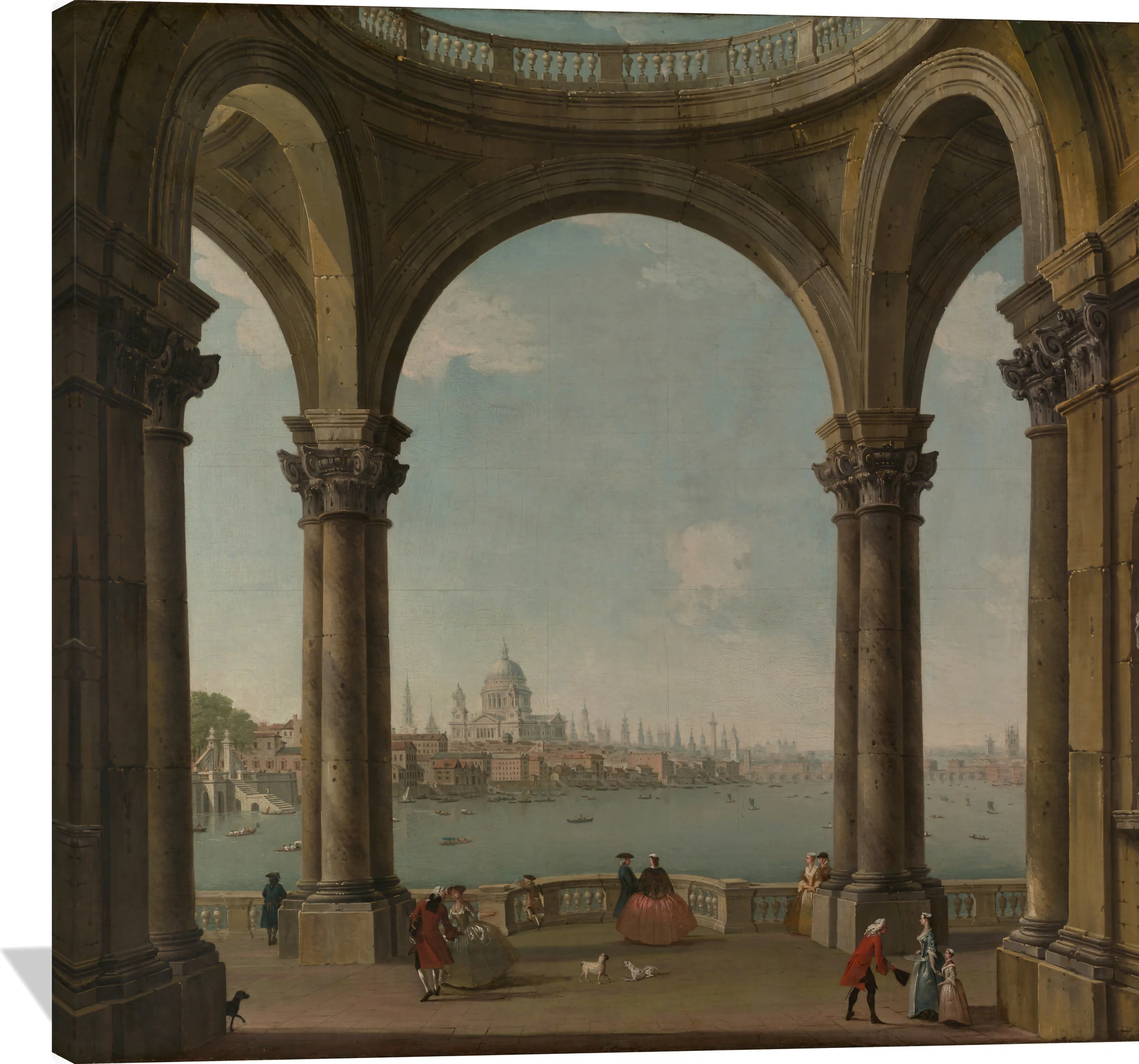 Capriccio with St. Paul's and Old London Bridge
