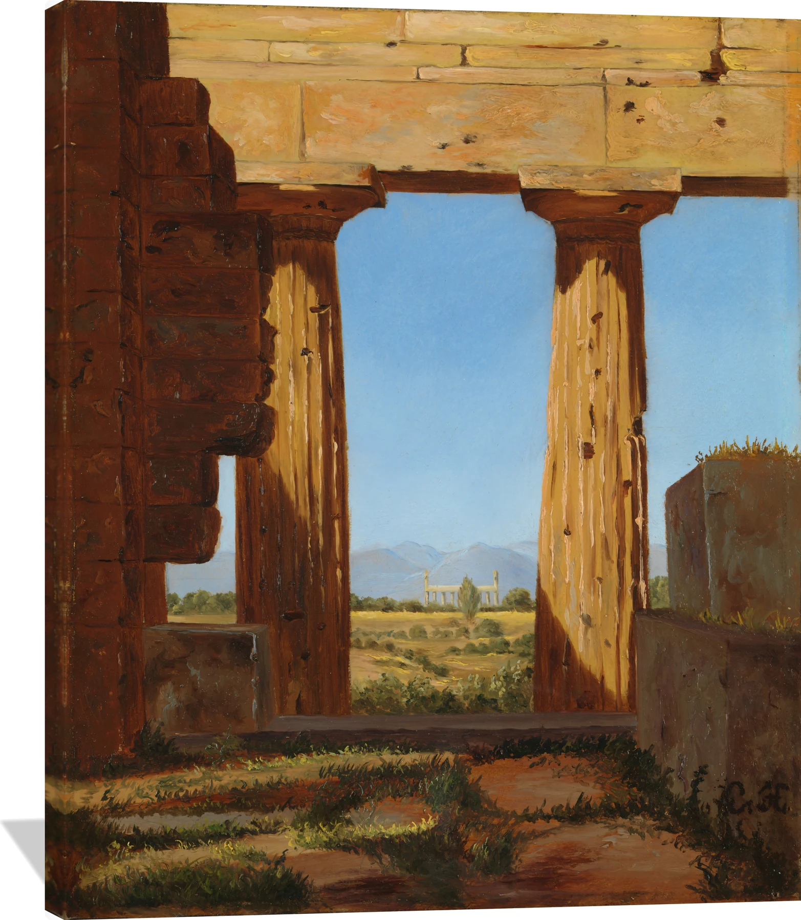 Columns of the Temple of Neptune at Paestum
