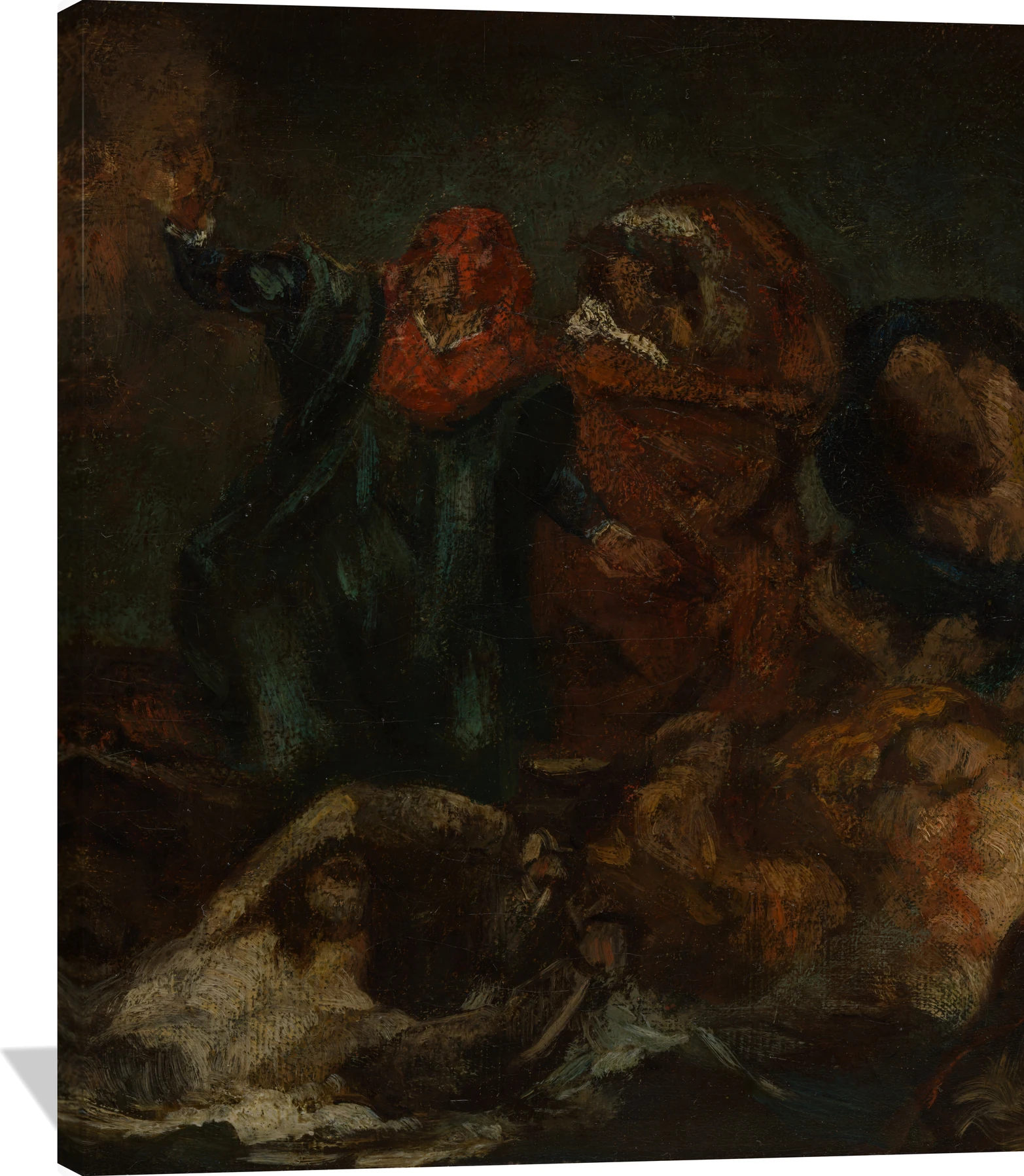 Copy after Delacroix's "Bark of Dante"