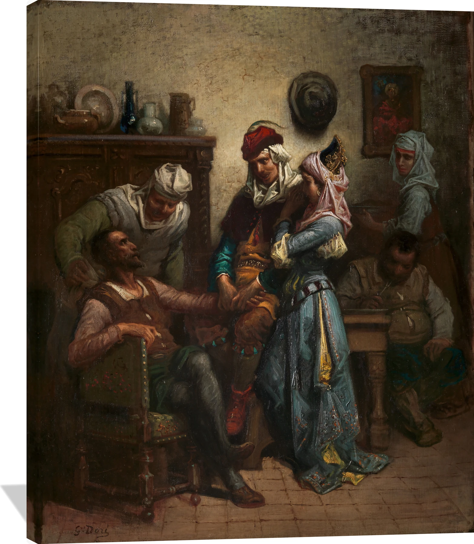 Don Quixote and Sancho Panza Entertained by Basil and Quiteria