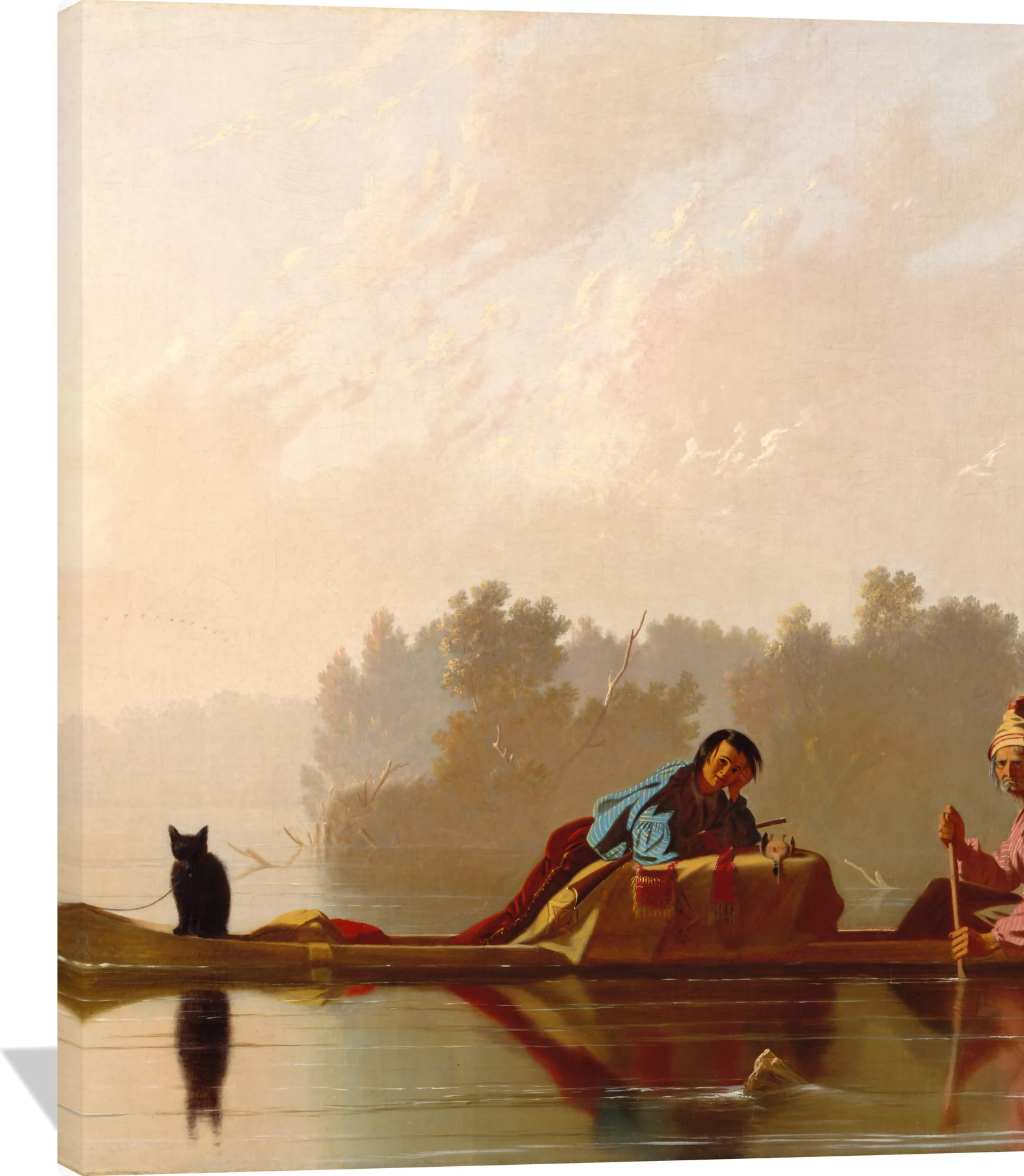 Fur Traders Descending the Missouri