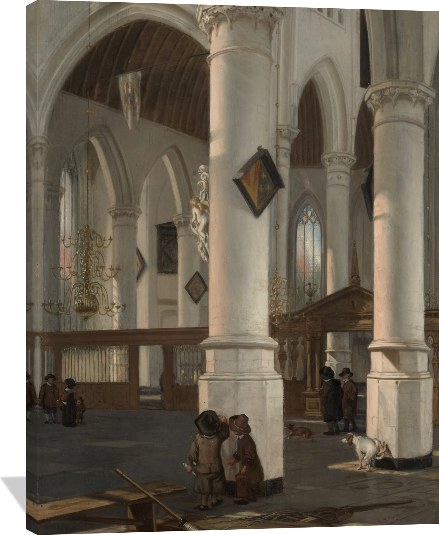 Interior of the Oude Kerk, Delft
