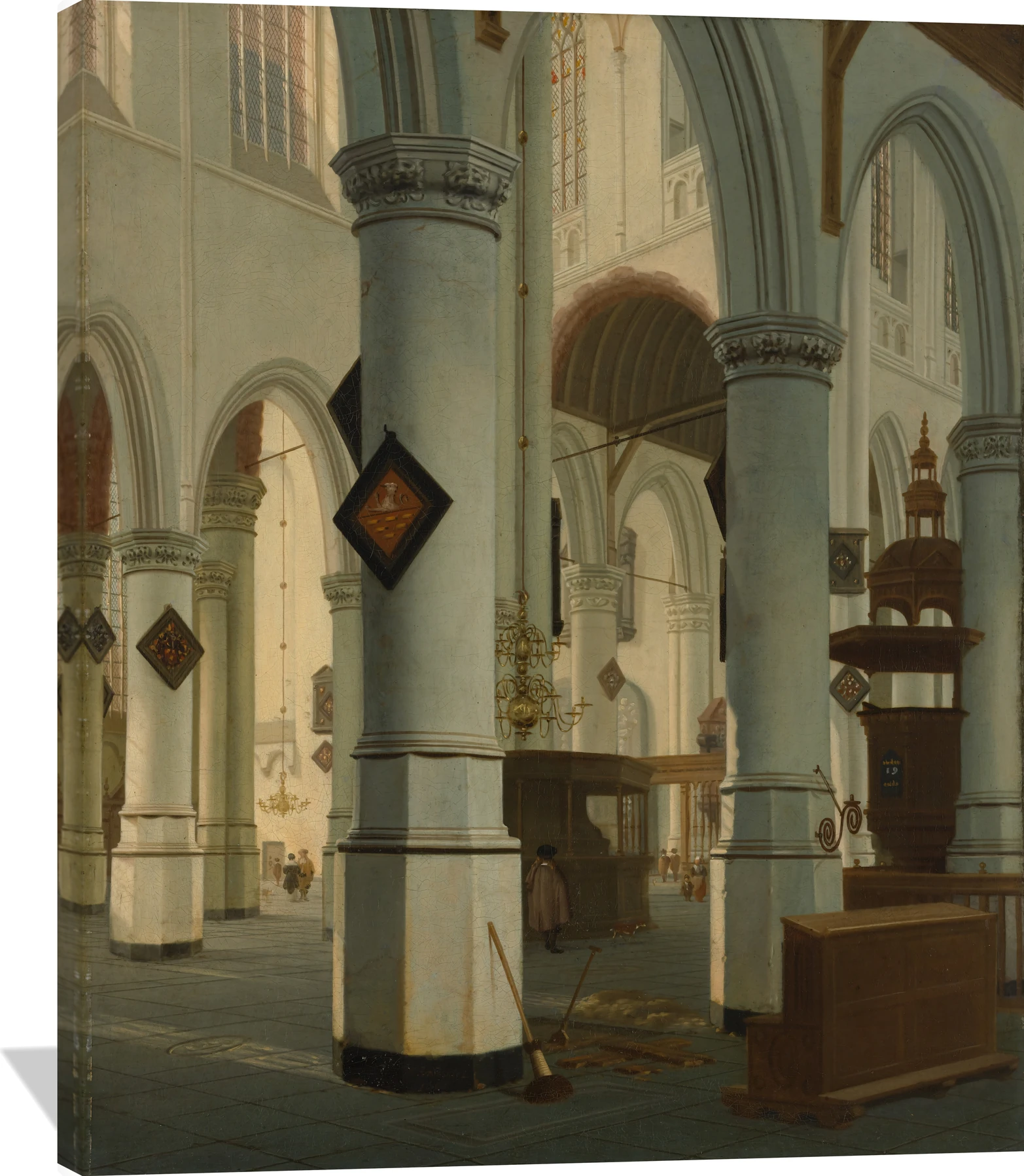 Interior of the Oude Kerk, Delft