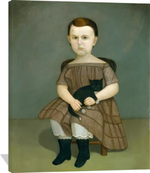 Martha Bartlett with Kitten