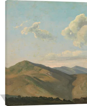 Mountainous Landscape at Vicovaro