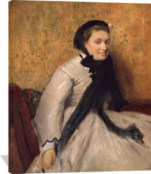 Portrait of a Woman in Gray