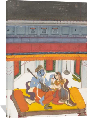 Puriya Ragaputra: Page from the Dispersed "Boston" Ragamala Series (Garland of Musical Modes)