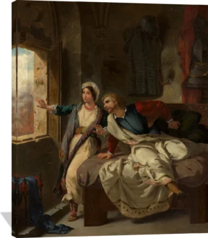 Rebecca and the Wounded Ivanhoe