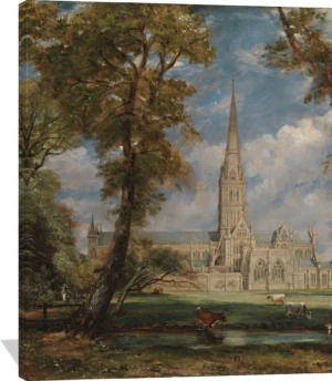 Salisbury Cathedral from the Bishop's Grounds