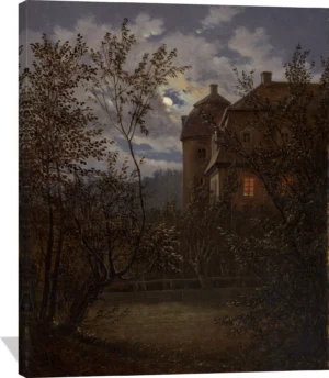 Schloss Milkel in Moonlight