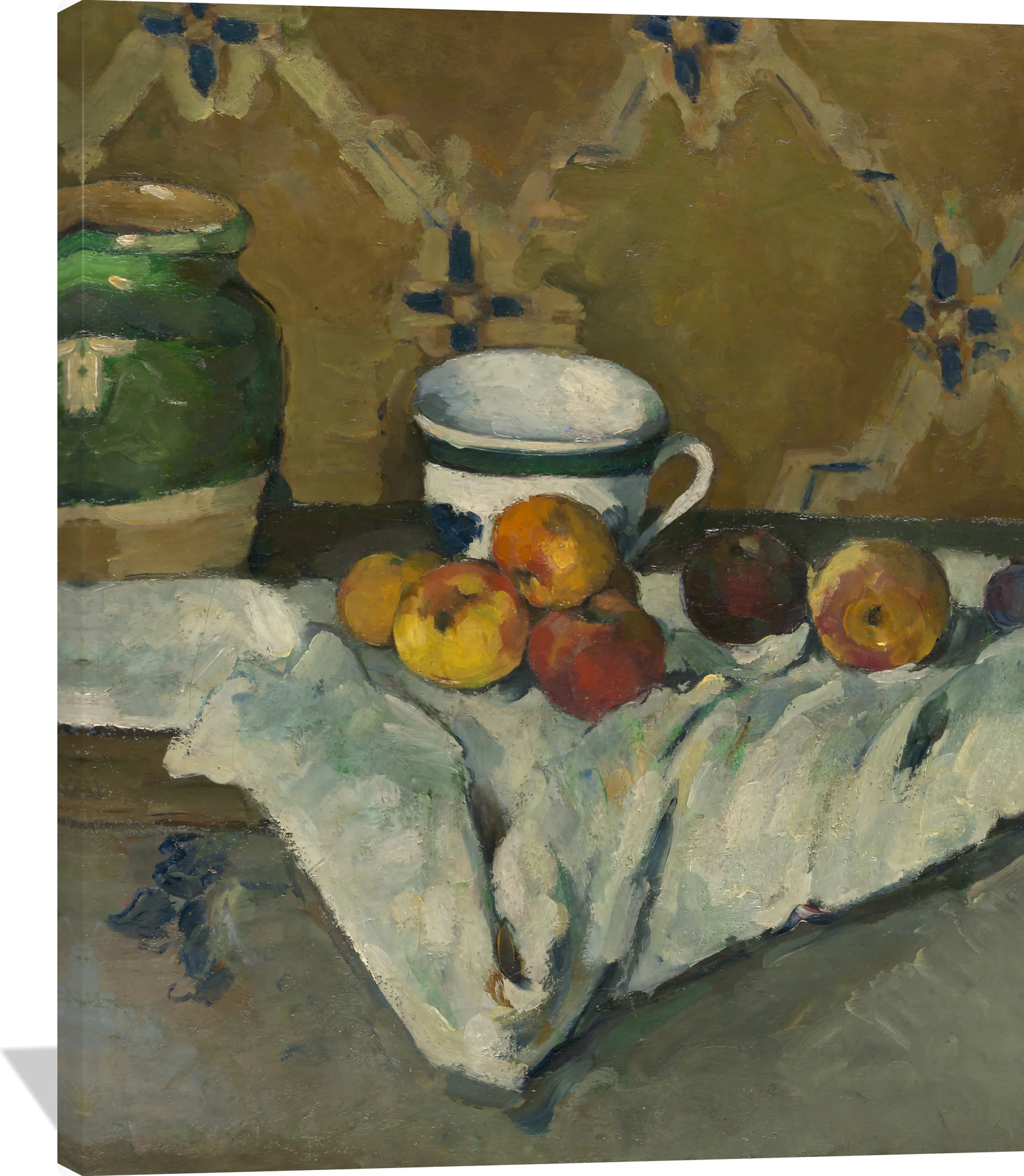 Still Life with Jar, Cup, and Apples