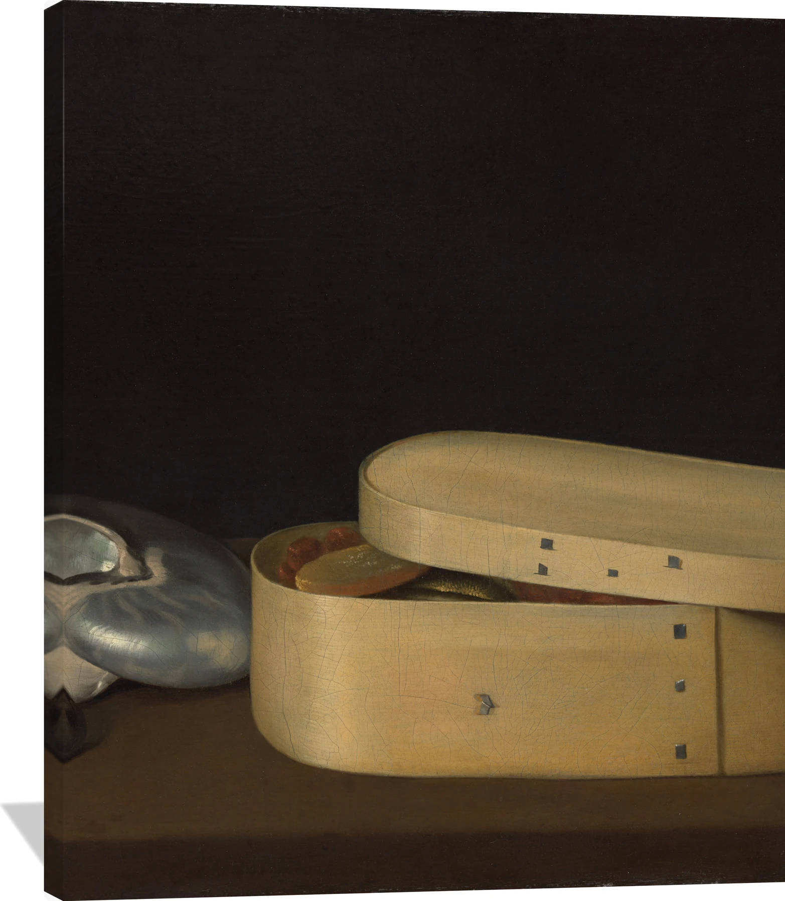 Still Life with Shells and a Chip-Wood Box