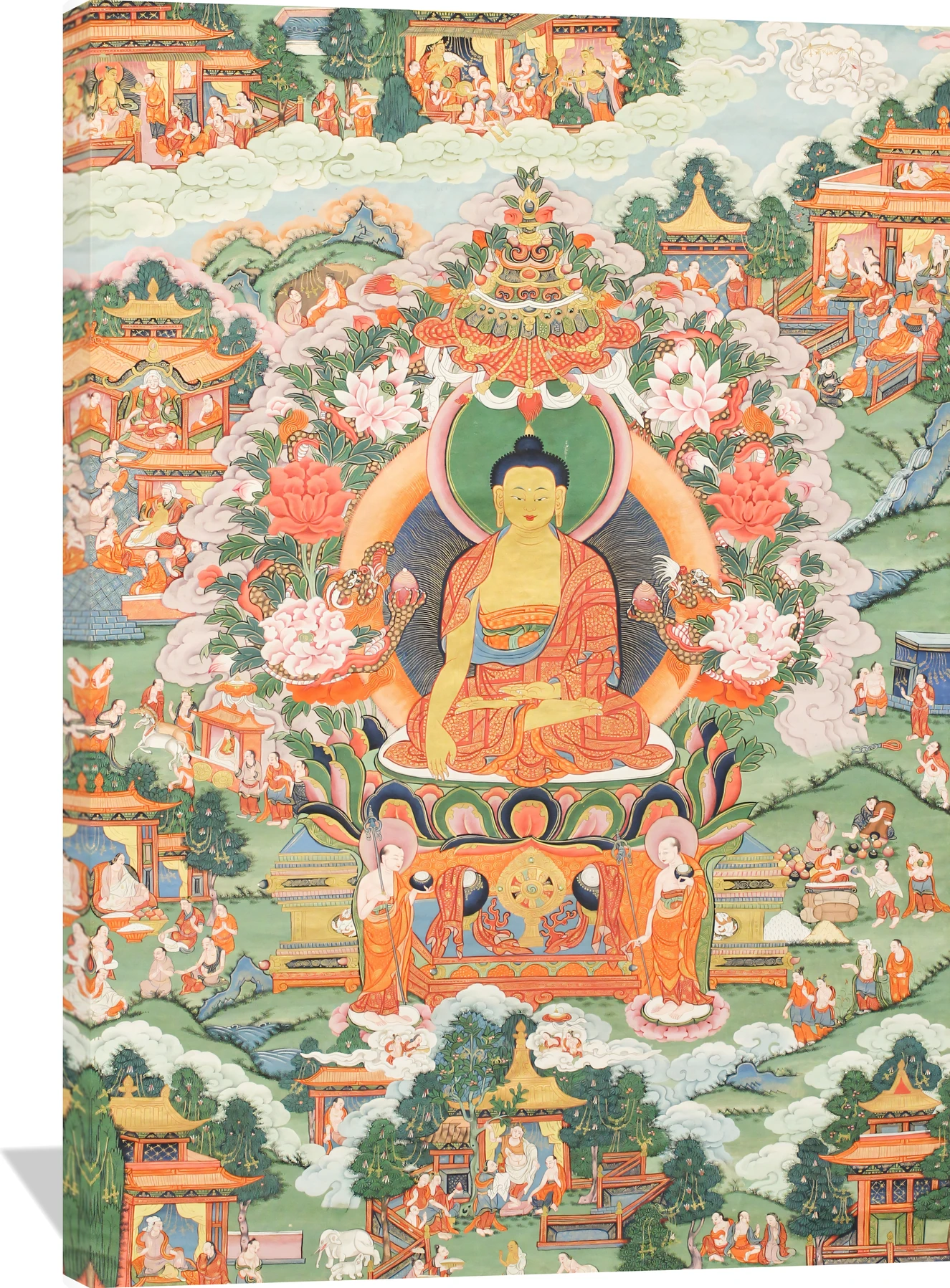 Thanka with Buddha
