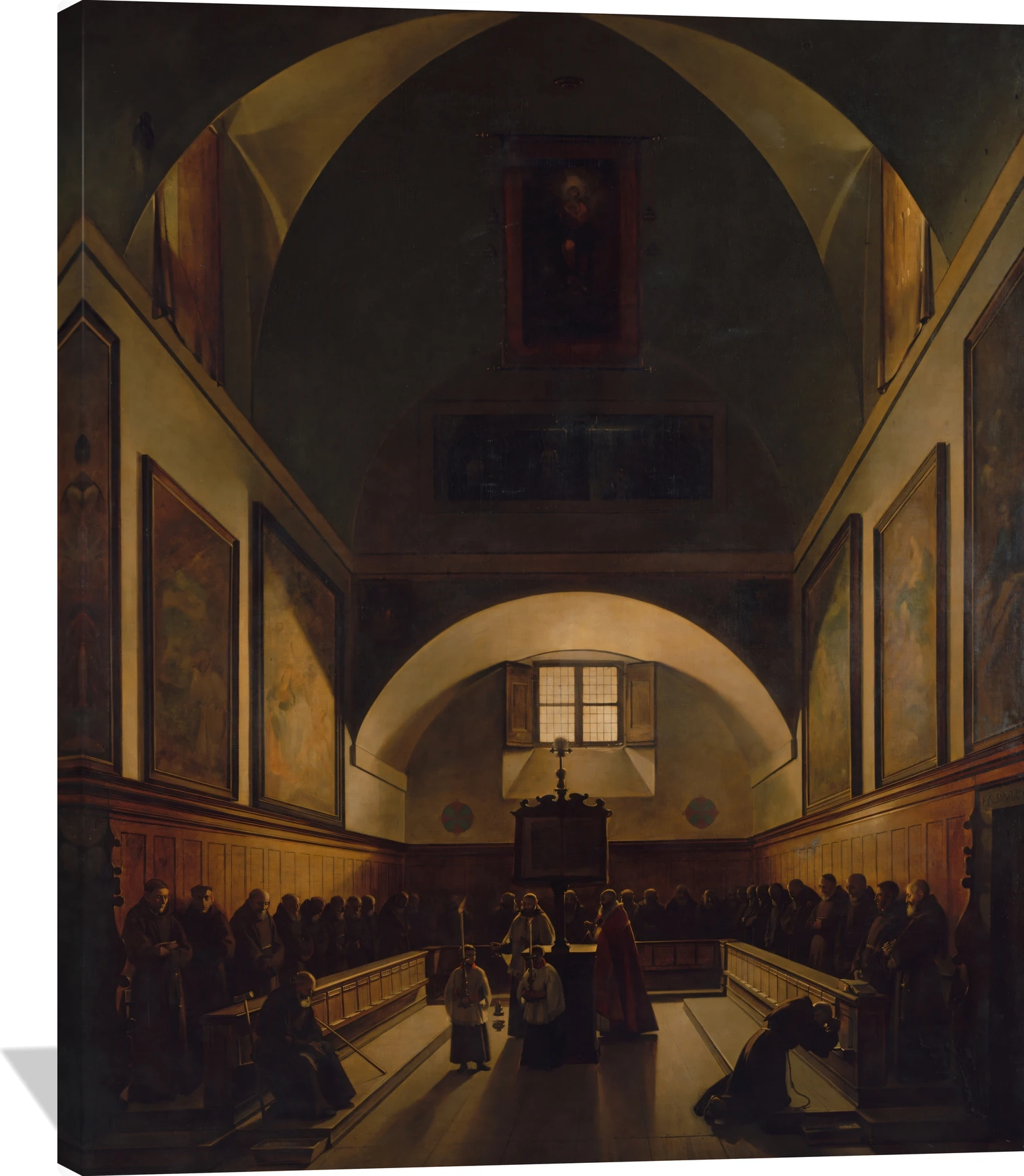 The Choir of the Capuchin Church in Rome